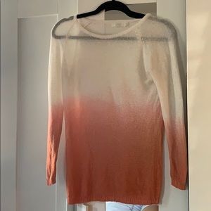 Size medium LF sweater white and orange